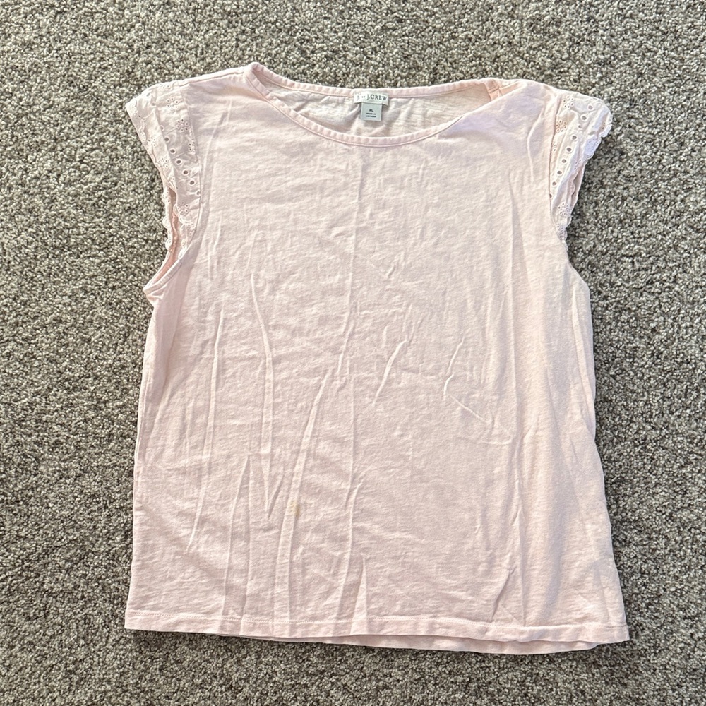 J. Crew Pink Short Sleeve Tee